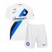 Camiseta Inter Milan Lautaro Martinez #10 Segunda Equipación Replica 2023-24 para niños mangas cortas (+ Pantalones cortos)
